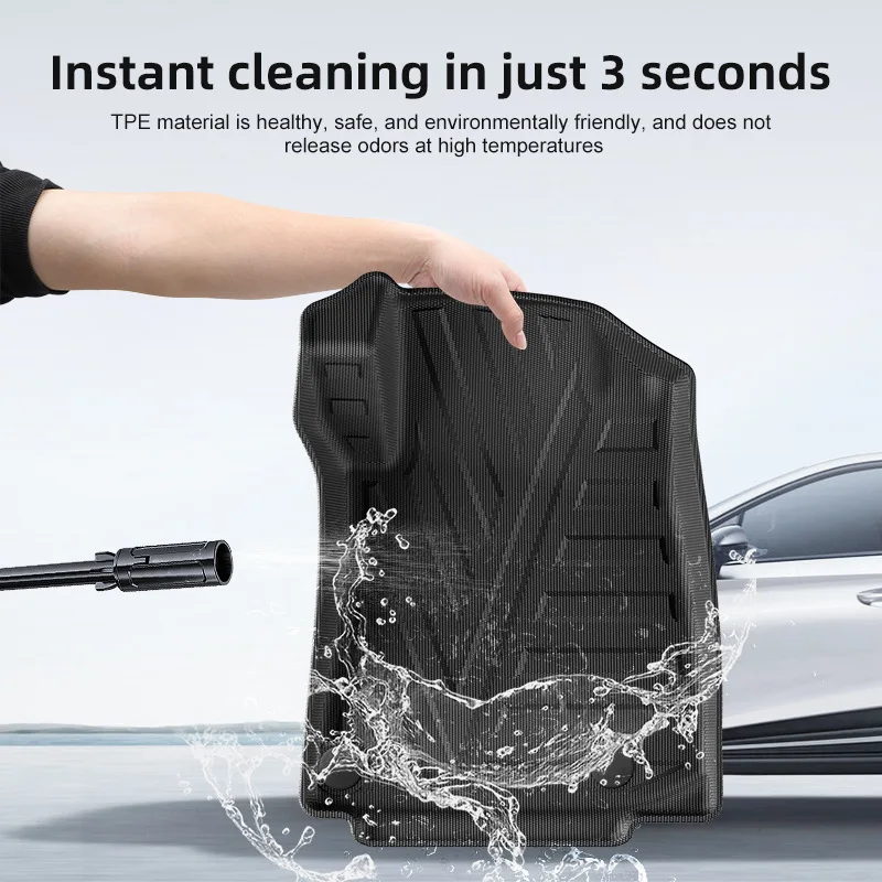 Автомобильные коврики для Kia NIRO Pure electric 2019-2022 подушечки ног из ТПЭ передние RHD руль