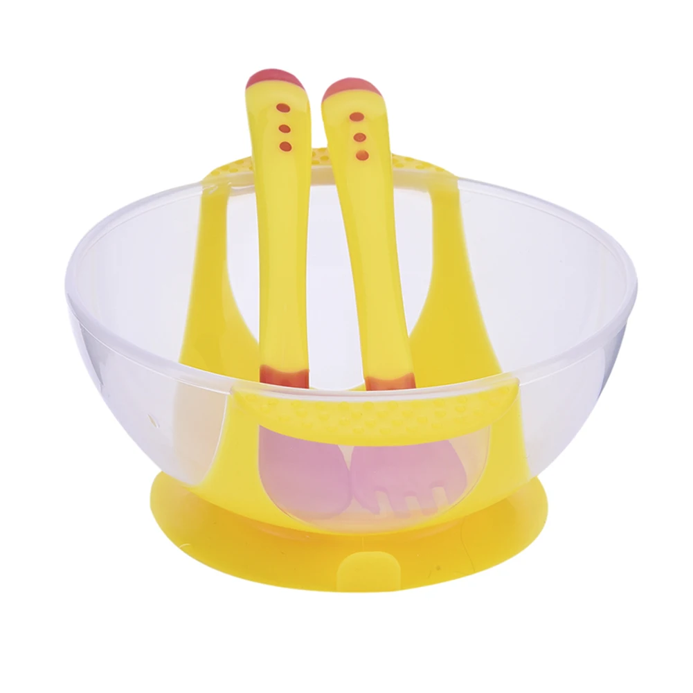 Детские Обучающие блюда с присоской набор безопасной посуды для детей чаша