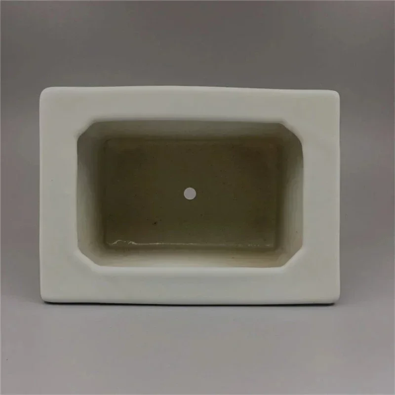 Китайский старый фарфоровый цветочный горшок из розового бамбукового дерева с