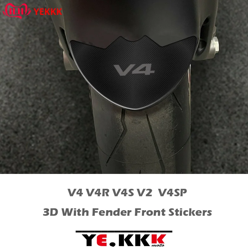 

For Ducati Streetfighter Panigale V4SP V4 V4R V4S 2018-2022 Fender Protection 3D Stereo Sticker Decal Logo