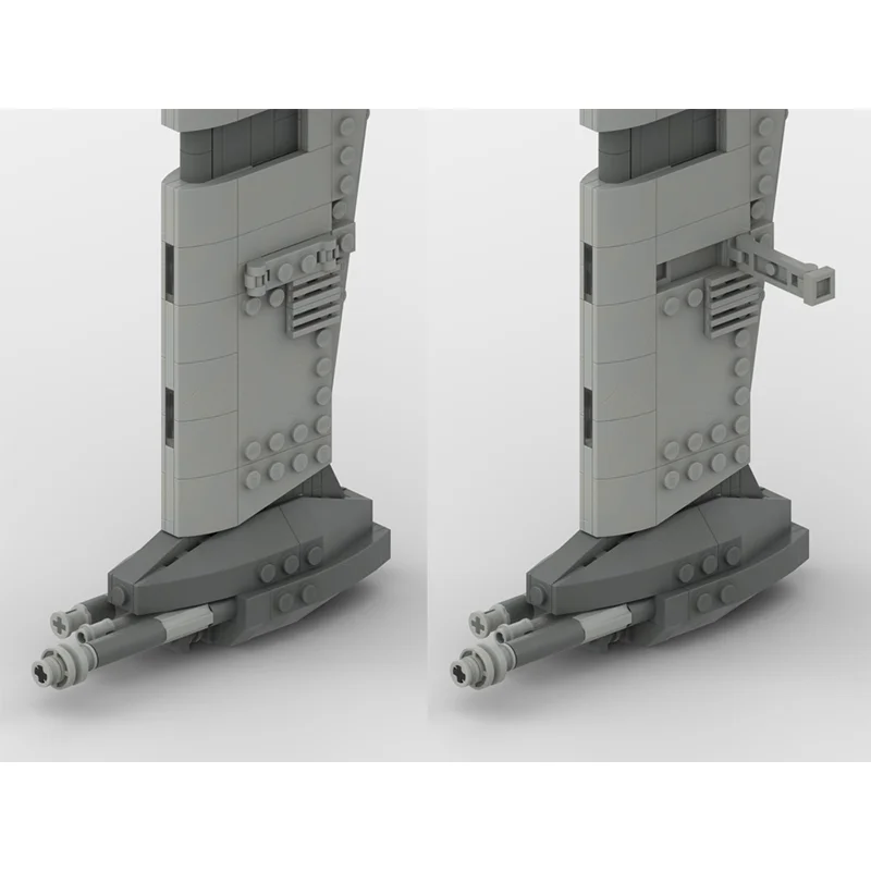 896 шт. MOC- 156733 Космическая война A/SF-01 B-wing Star Fighter DIY креативные образовательные