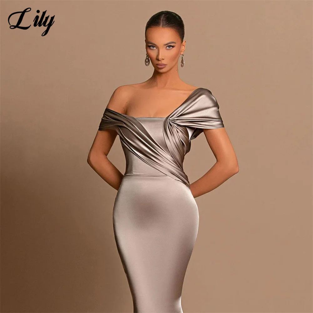 Вечерние платья с открытыми плечами Lily 2023 сексуальное Пятнистое платье русалки