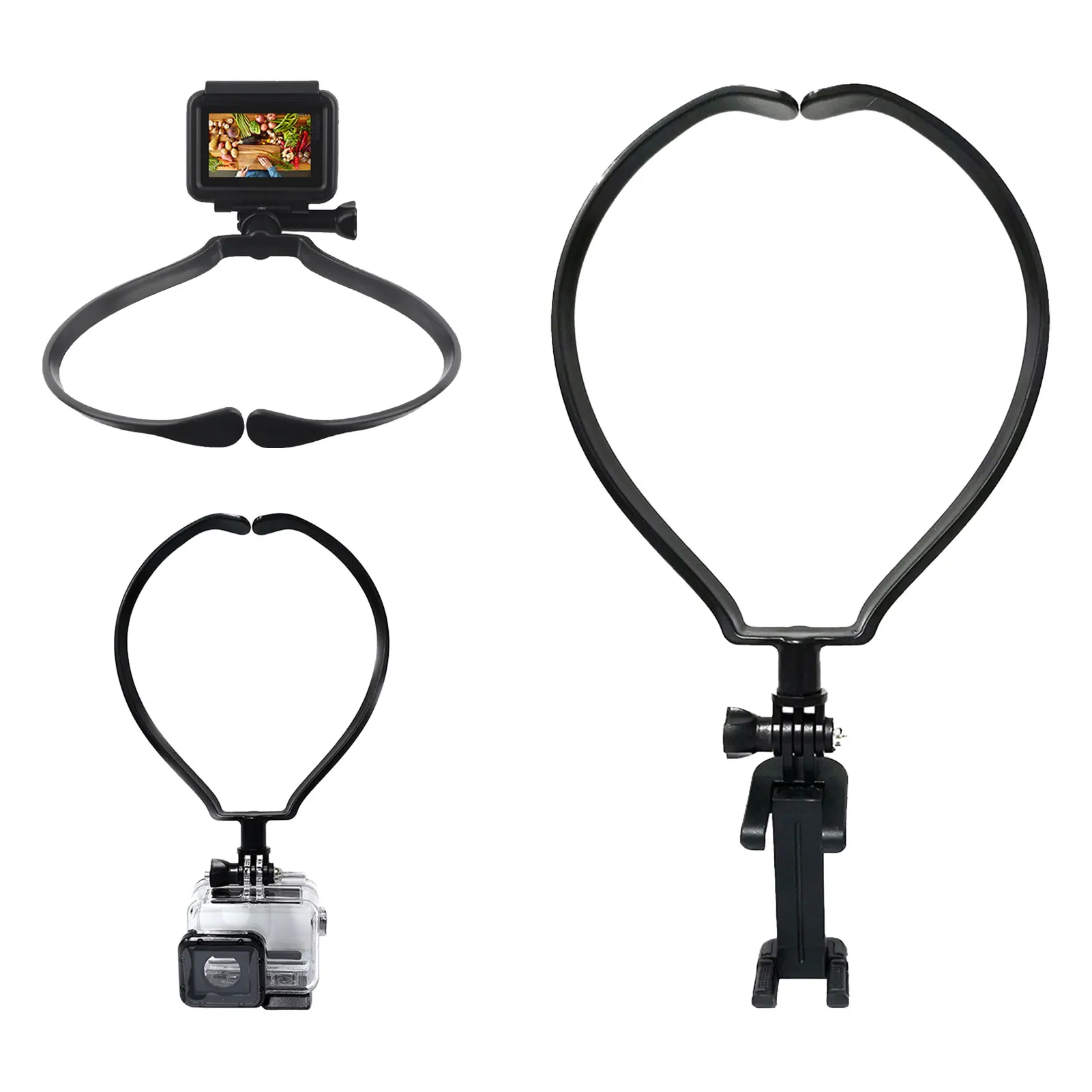 

Universal Phone Neck Holder Cell Phone Selfie Neck Support Bracket Vlog Tool Selfie Support Bracket For Smart Phone And Sports