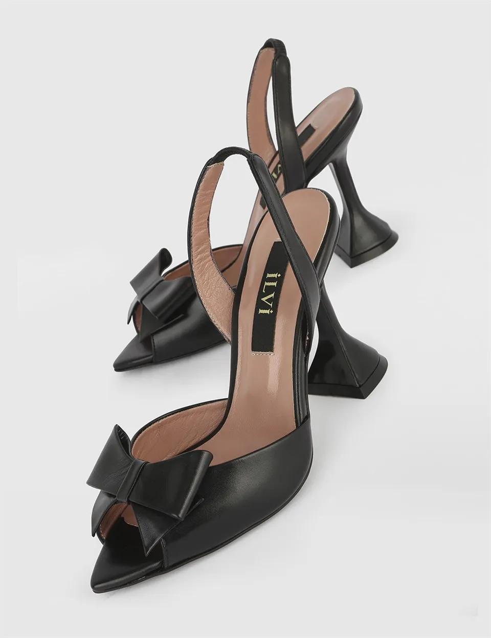 

ILVi-натуральная кожа ручной работы шрам черные кожаные женские Босоножки на каблуке Женская обувь 2021 весна/лето