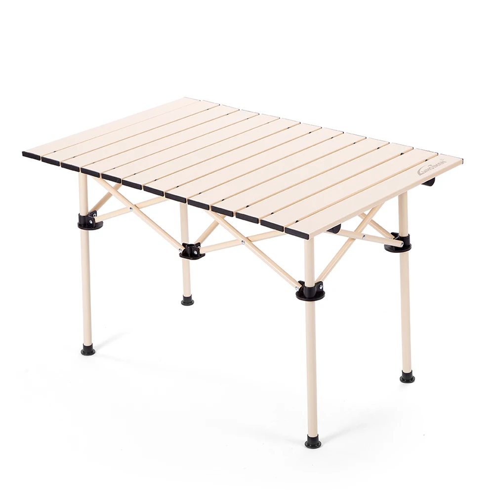 

Portable Folding Table Outdoor Picnic for Camping Picnic BBQ Ultralight Metal Steel Pipe Table with Storage Bag Easy Carrying