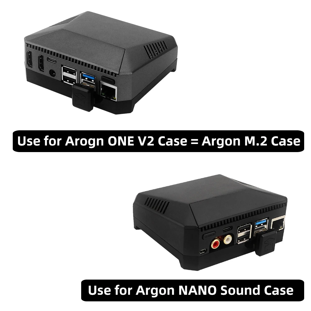 Плата расширения Argon ONE M.2 с USB 3 0 на SATA SSD адаптер NVME для Raspberry Pi 4 Модель B чехол V2 / -