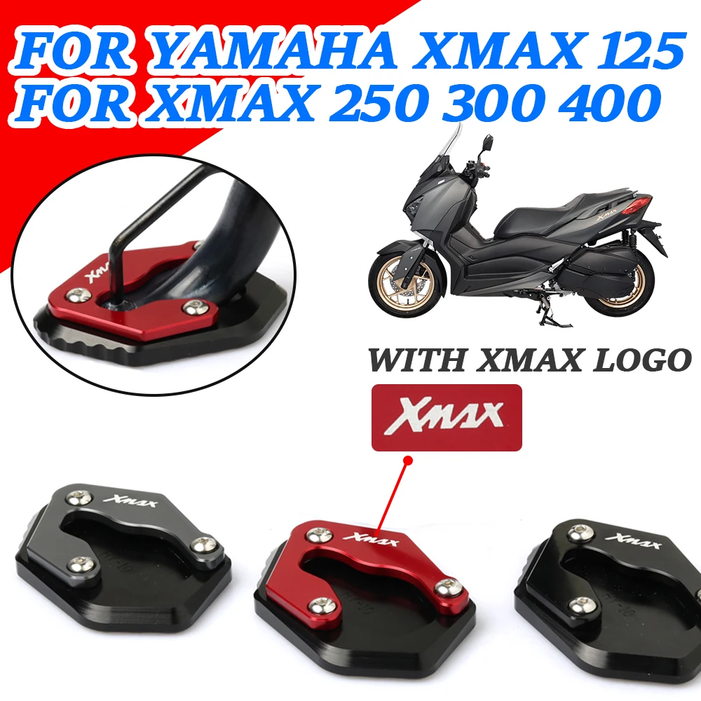 

Motorcycle Foot Side Stand Enlarge Extension Pad Shelf Kickstand For Yamaha XMAX300 XMAX125 XMAX 300 X-MAX 125 250 400 XMAX250