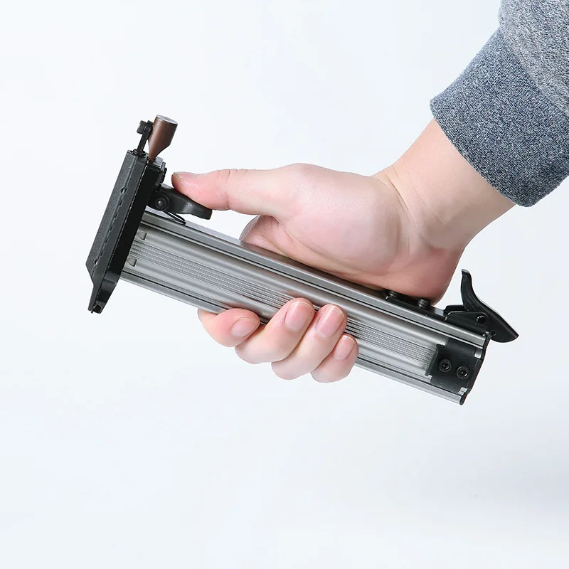 

Manual Slot Nail Gun Auto-rebound steel nail gun Furniture Wood Frame Wall Decoration Fixed Hand Tools Steel Nail Gun