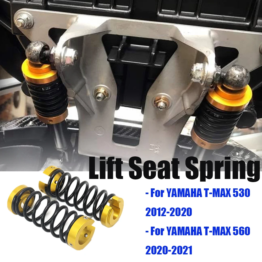 

T-MAX 530 560 Motorcycle Lift Supports Shock Absorbers Seat Spring Auxiliary Spring For Yamaha TMAX 530 2008-2021 Tmax 560 2020-