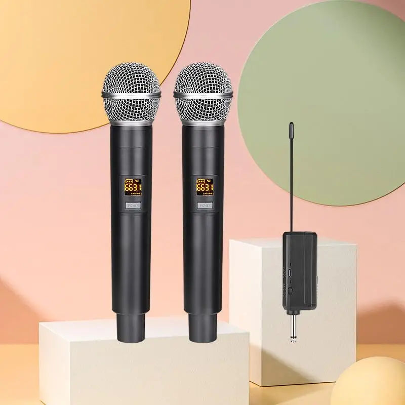

Professional Wireless Microphone Home Outdoor Performance Live Singing Microphone V Section U Section FM Microphone