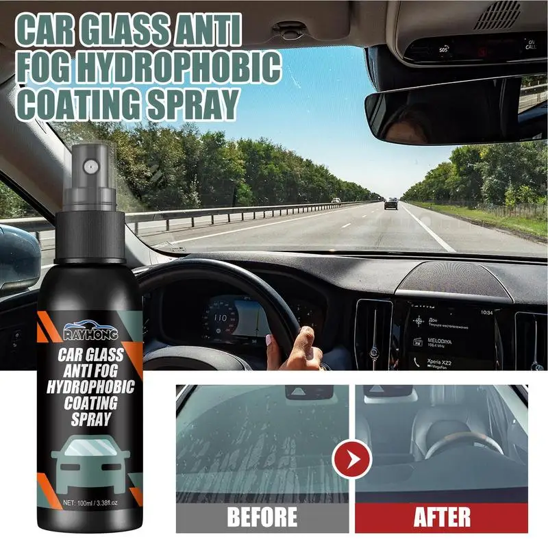

Windshield Coating Spray Automotive Durable Glass Nano Coating Spray Portable Waterproof UV Resistant Windshield Coating Agent