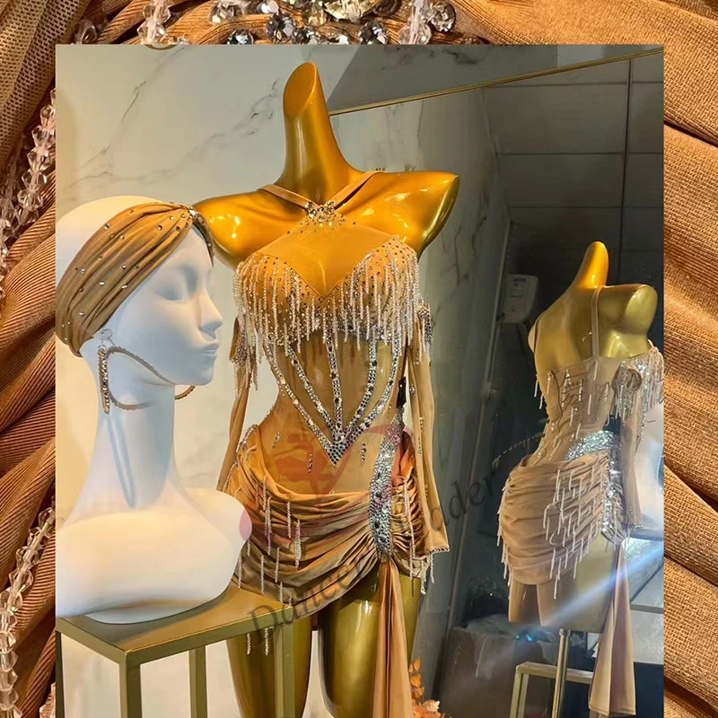 Женская одежда для конкурсов латиноамериканских танцев детское эксклюзивное