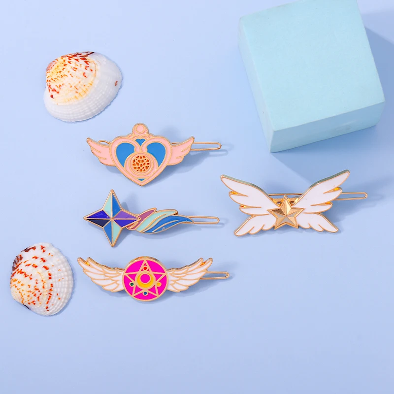 Заколки для волос Genshin Impact аксессуары оптовая цена металлические украшения