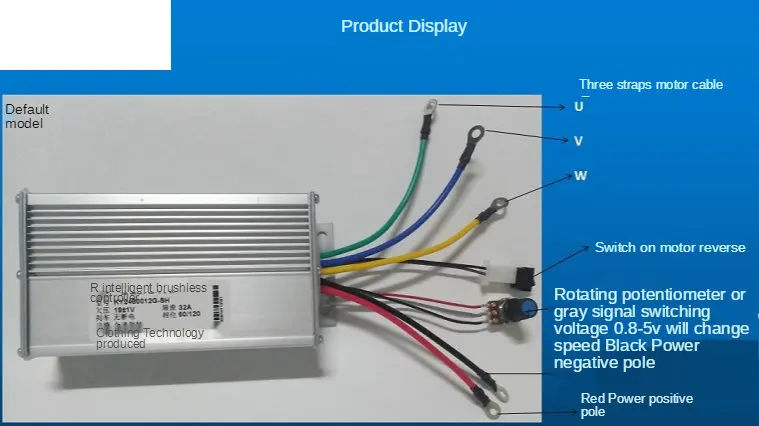 DC 12 В 24 в 36 в 48 в 500 Вт 600 Вт 700 Вт-1200 Вт драйвер бесщеточного контроллера двигателя (сообщение о напряжении и мощности)