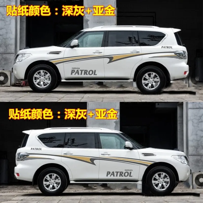 SUV Car Sticker FOR Nissan Patrol Y62 Patrol Y61 Body Decoration Modified Car Film Offroad Vinyl Car Decal