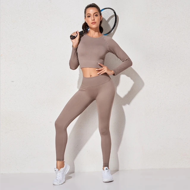 Yoga Set Seamless Women's Sportswear Workout Clothes 2