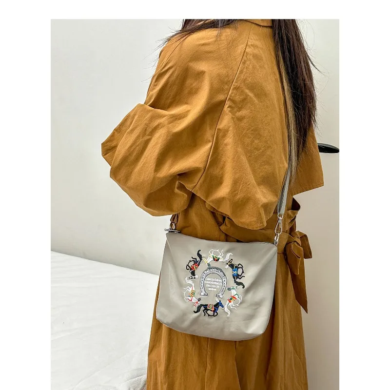 Кожаная сумка Kawaii с шариковой цепочкой парусиновая складная нейлоновая рисунком