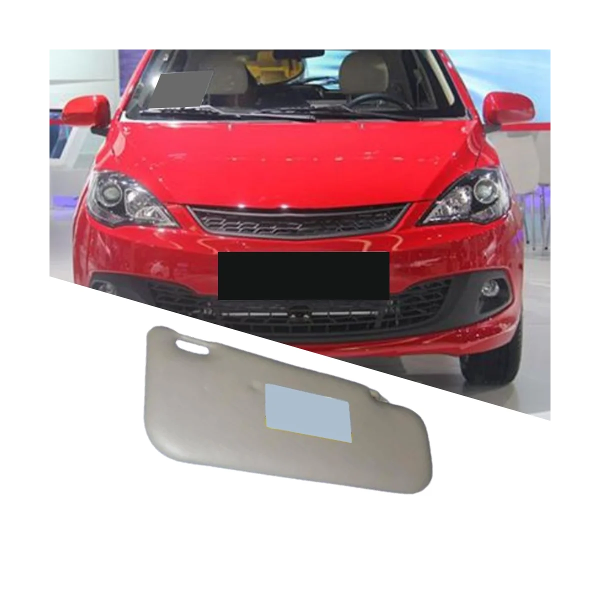 Детский автомобильный солнцезащитный козырек правый передний с зеркалом для CHERY