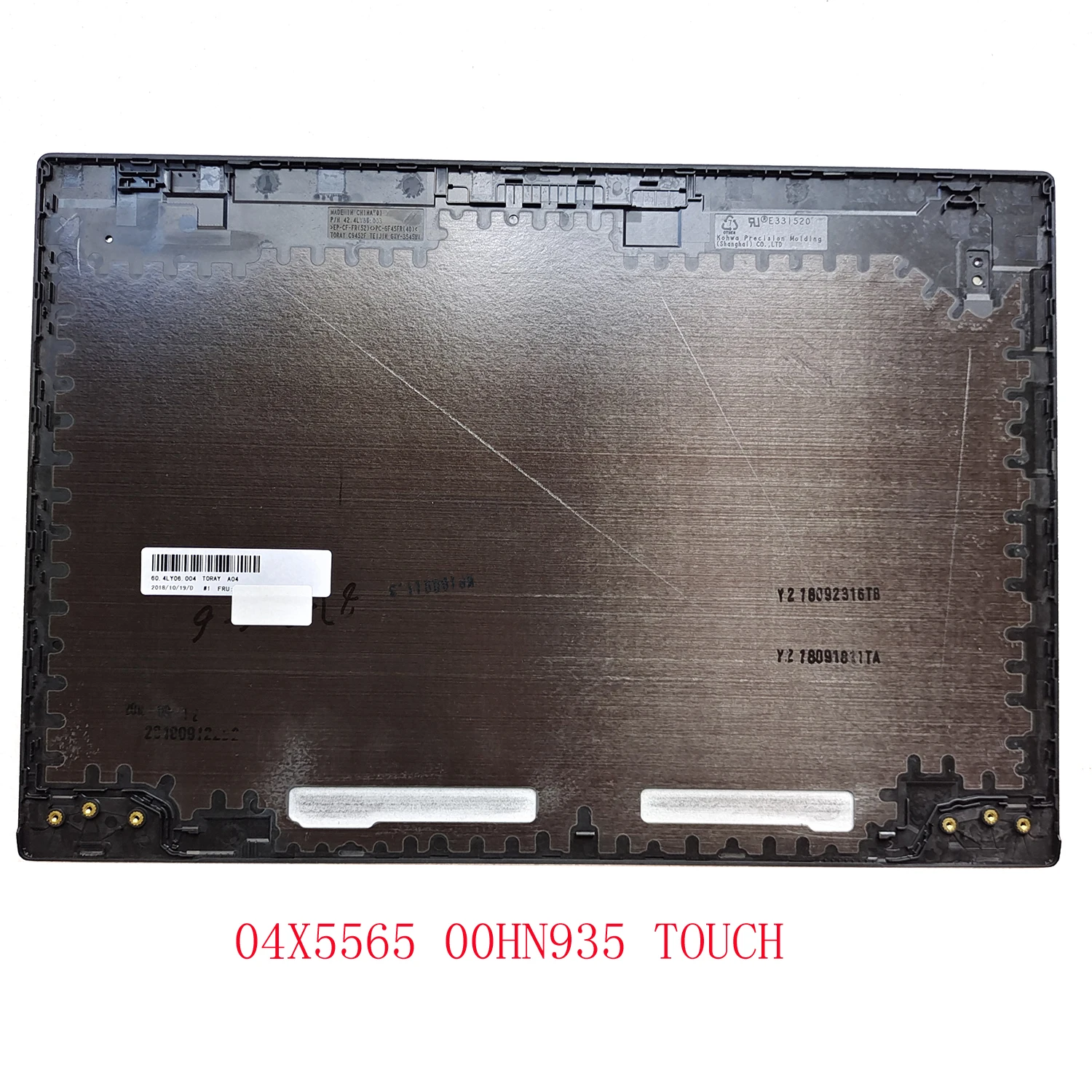 New Screen Shell Top Lid LCD Rear Cover for Lenovo ThinkPad X1 Carbon 2nd 3rd 20A7 20A8 20BS 20BT Touch 04X5565 00HN935