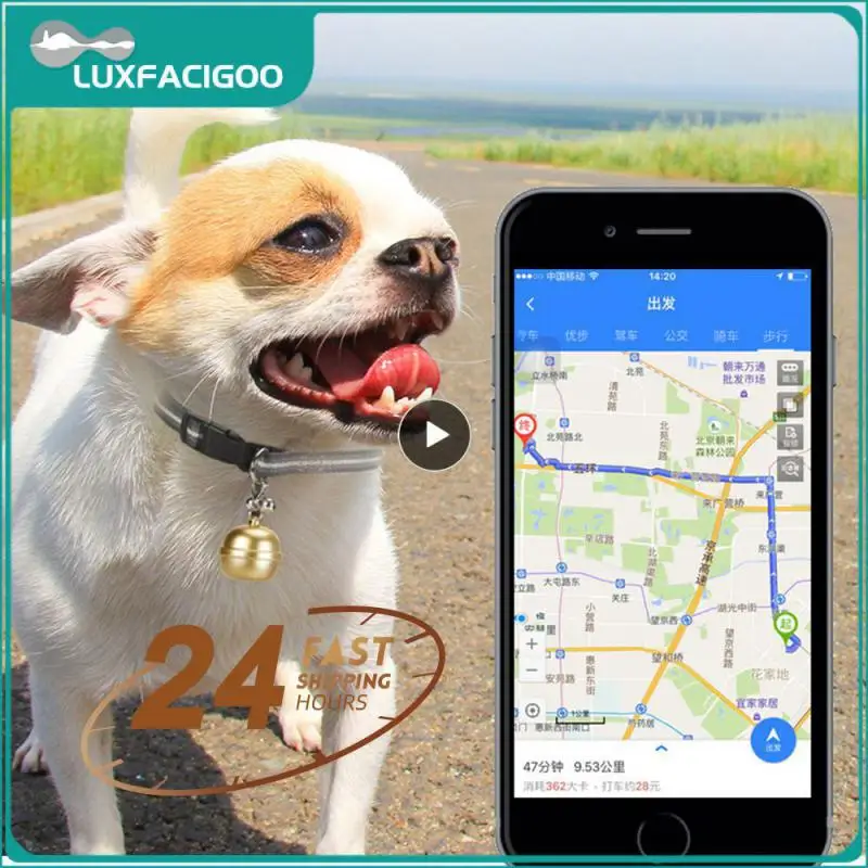 

Intelligent Pet Bell GPS Locator Dog And Cat Anti Loss Device IP67 Waterproof Electronic Fence Positioning Collar Smart Product