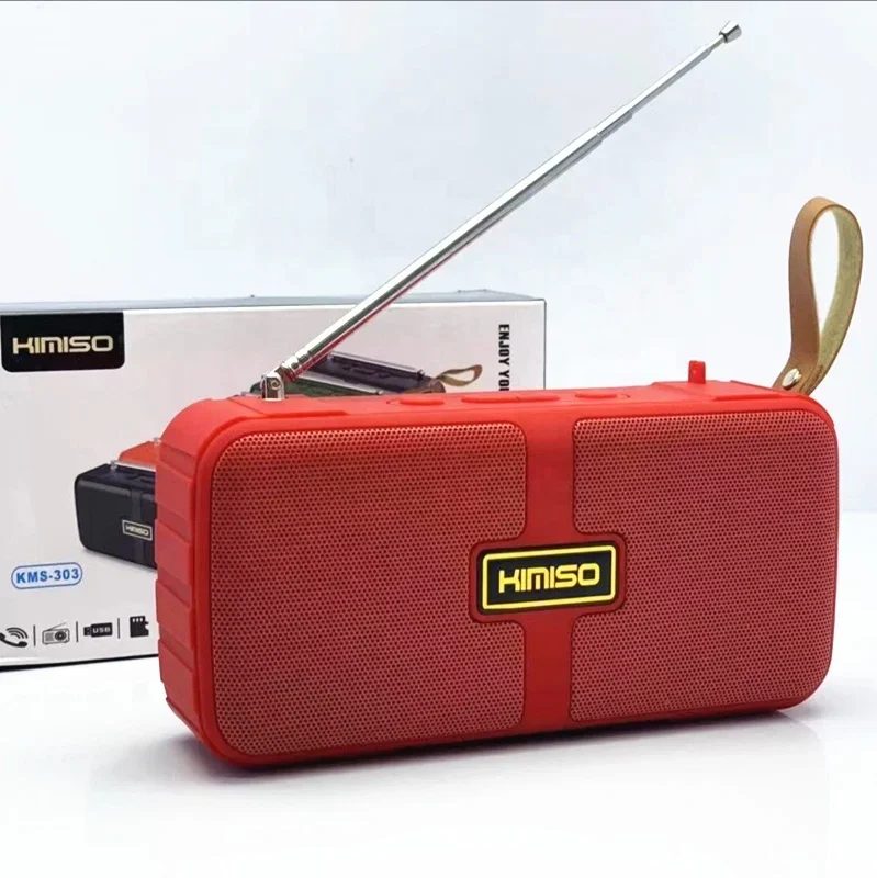 Оригинальный беспроводной динамик KIMISO KMS303 Blue tooth с поддержкой USB TF CARD FM-радио Bluetooth