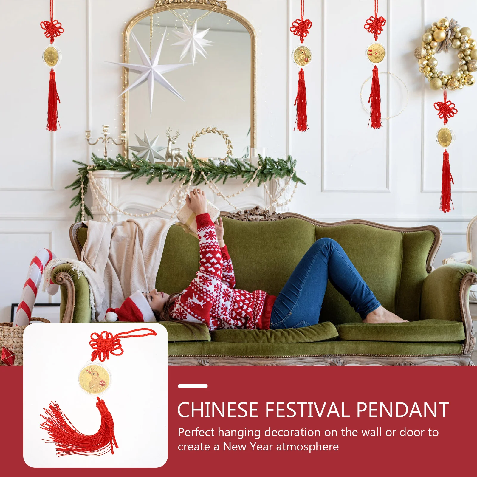 6-шт. подвеска в виде кролика новые украшения аксессуары весенний фестиваль