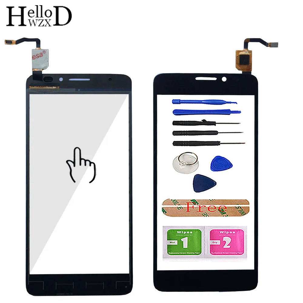 

Мобильный сенсорный экран 5,0 дюйма для Alcatel One Touch Idol X + 6043 6043D OT6043, дигитайзер, панель, сенсорный экран, переднее стекло, сенсорные инструменты
