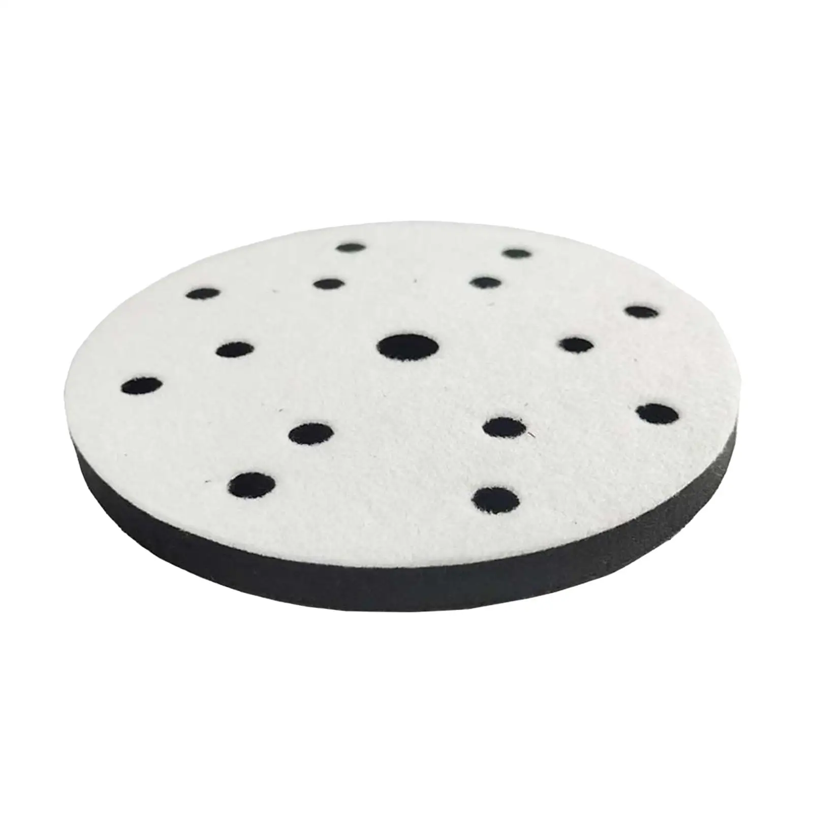 

6" 15 Hole Soft Sponge Cushion Interface Buffer Pads Buffering Pad for Electric Sander Drywall Woodworking Buffing Polishing
