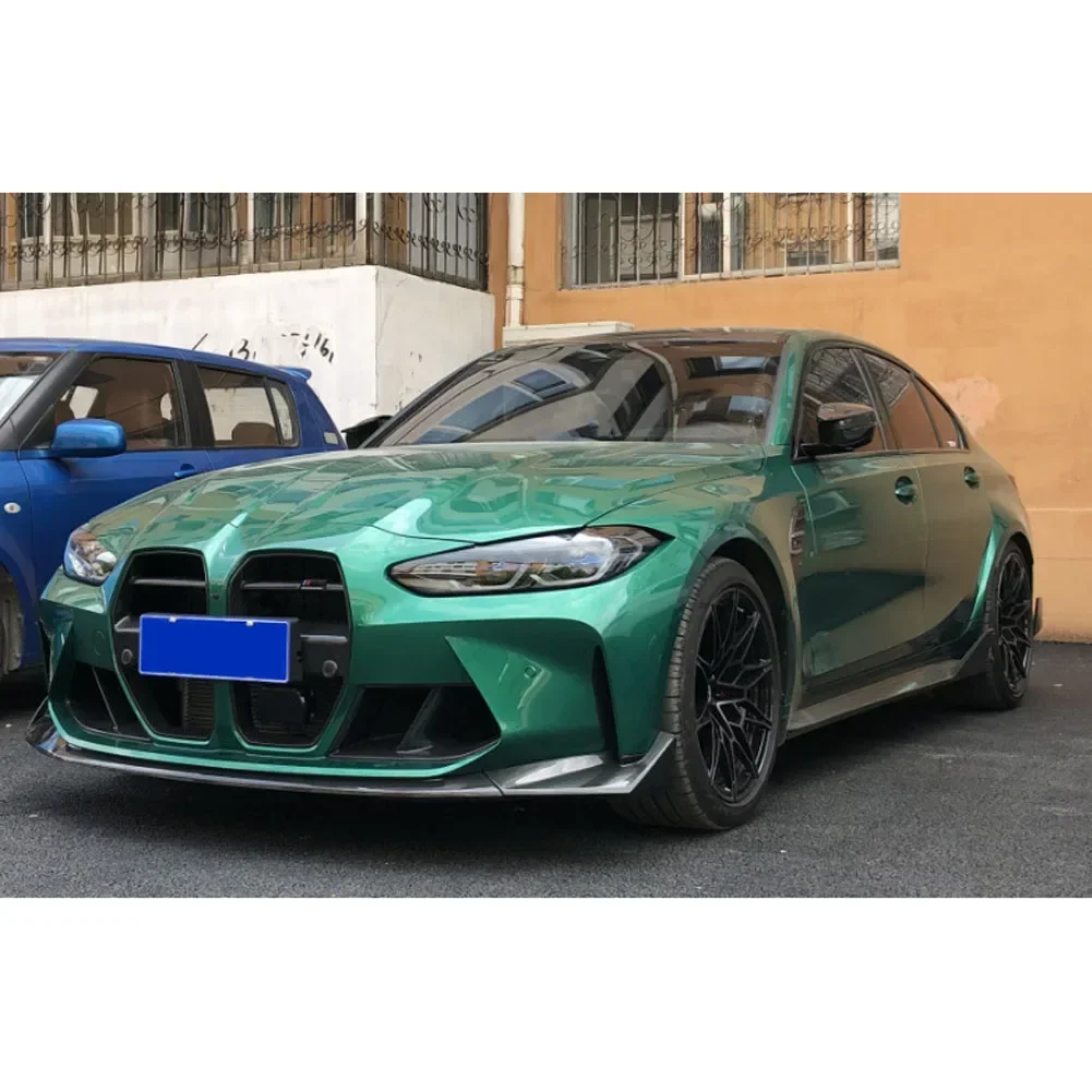 Автомобильный 5-ступенчатый передний спойлер-сплиттер CS для BMW G80 G82 G83 M3 M4 2021 2022