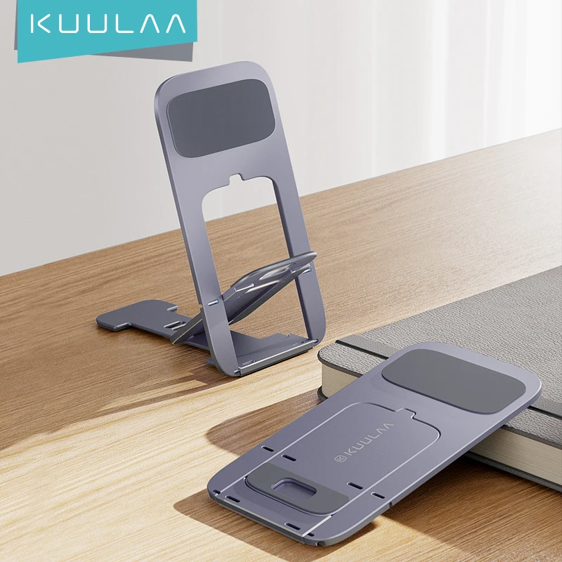 kuulaa phone holder stand aluminum cell phone stand mobile phone support for iphone 13 12 xiaomi samsung huawei free global shipping