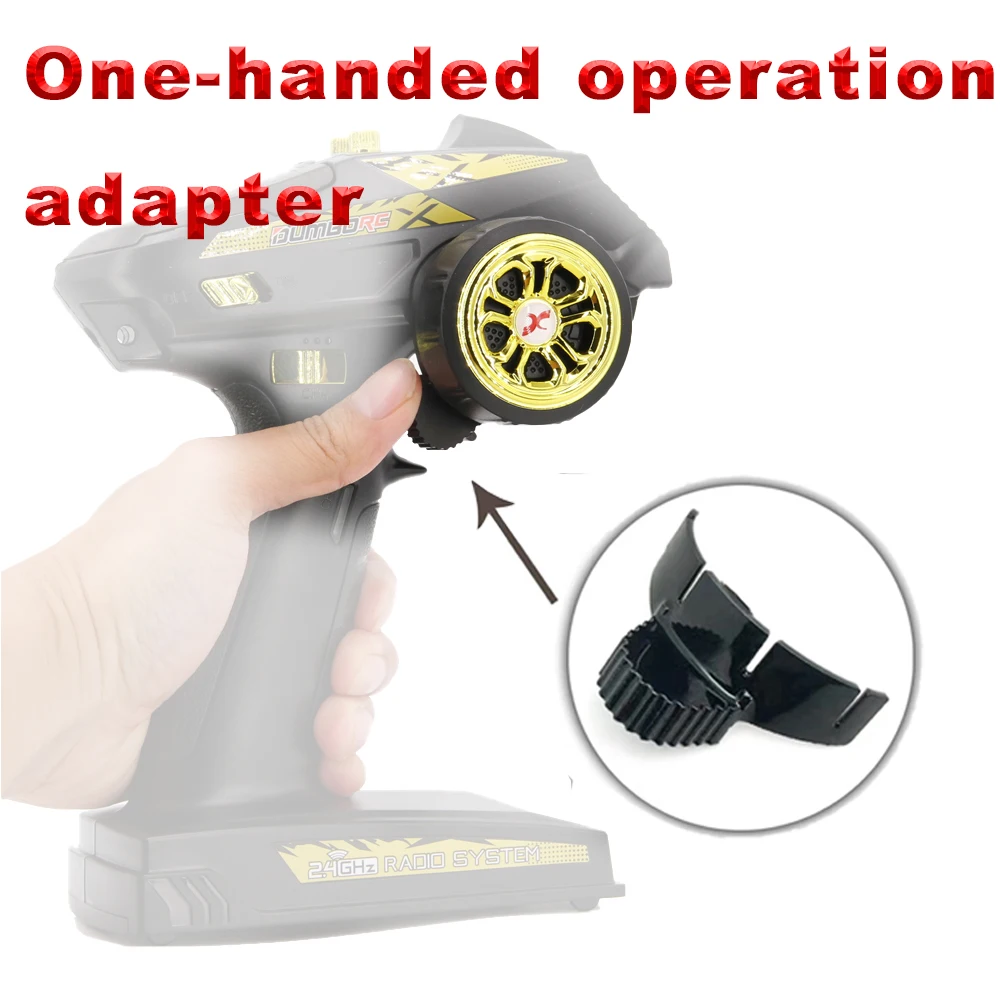 

Dumborc Transmitter Steering Wheel One handed Control Adapter for DUMBORC X6 SURPASS HOBBY CH4 CH6 ZD Racing Remote Controller