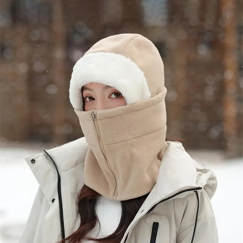 Маска для лица холодной погоды Зимняя шапка Велосипедная маска шеи Гетры