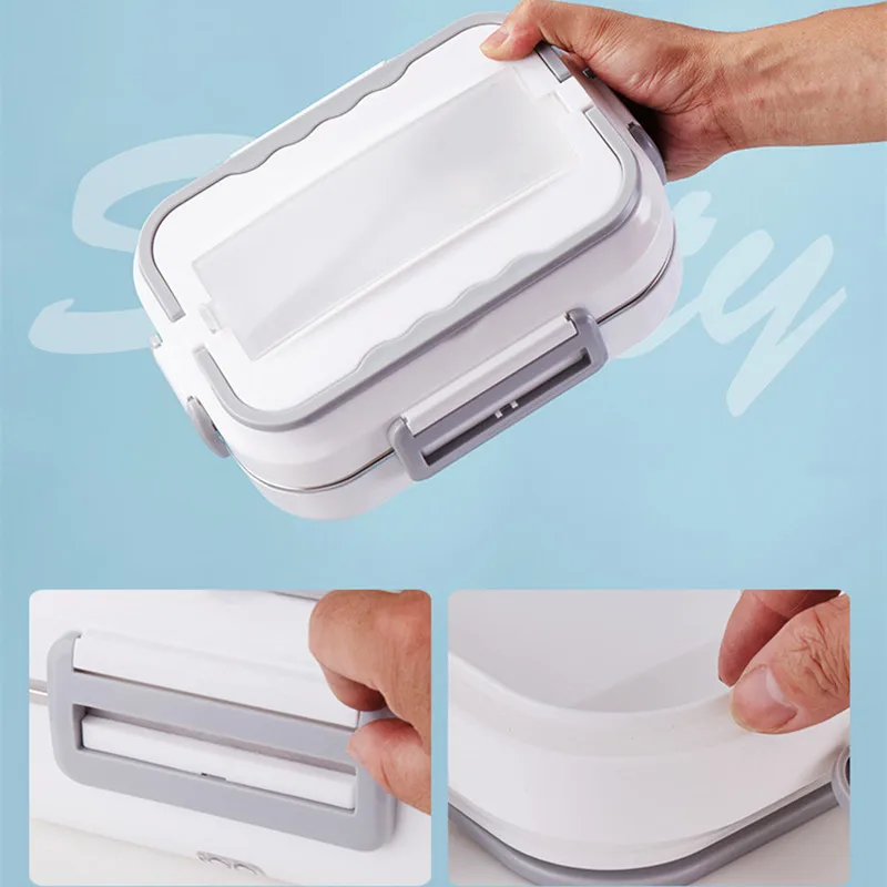 MINI Rice Cooker Thermal Heating Electric Lunch Box Portable Food Steamer Cooking Container Meal Lunchbox Warmer Home Car Use enlarge
