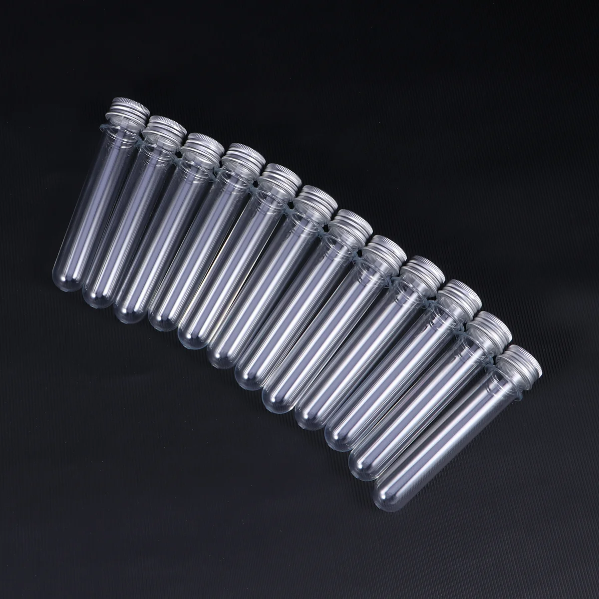 

12pcs Plastic Test Tubes with Screw Caps 40ml Bath Salt Containers