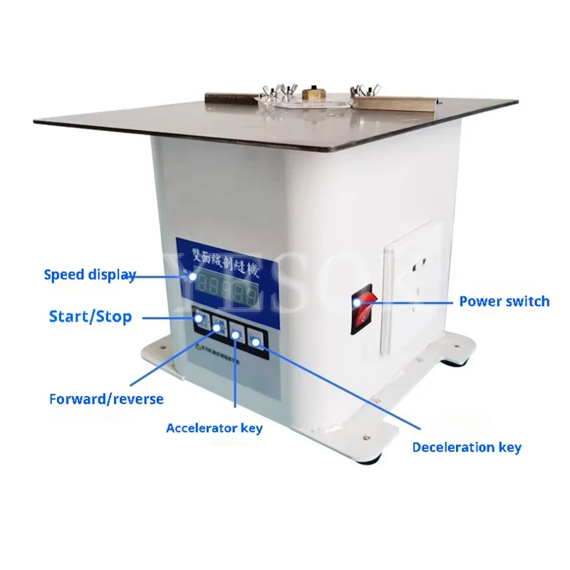 Электрический слайсер для шерсти двусторонняя машина резки кашемира швейная