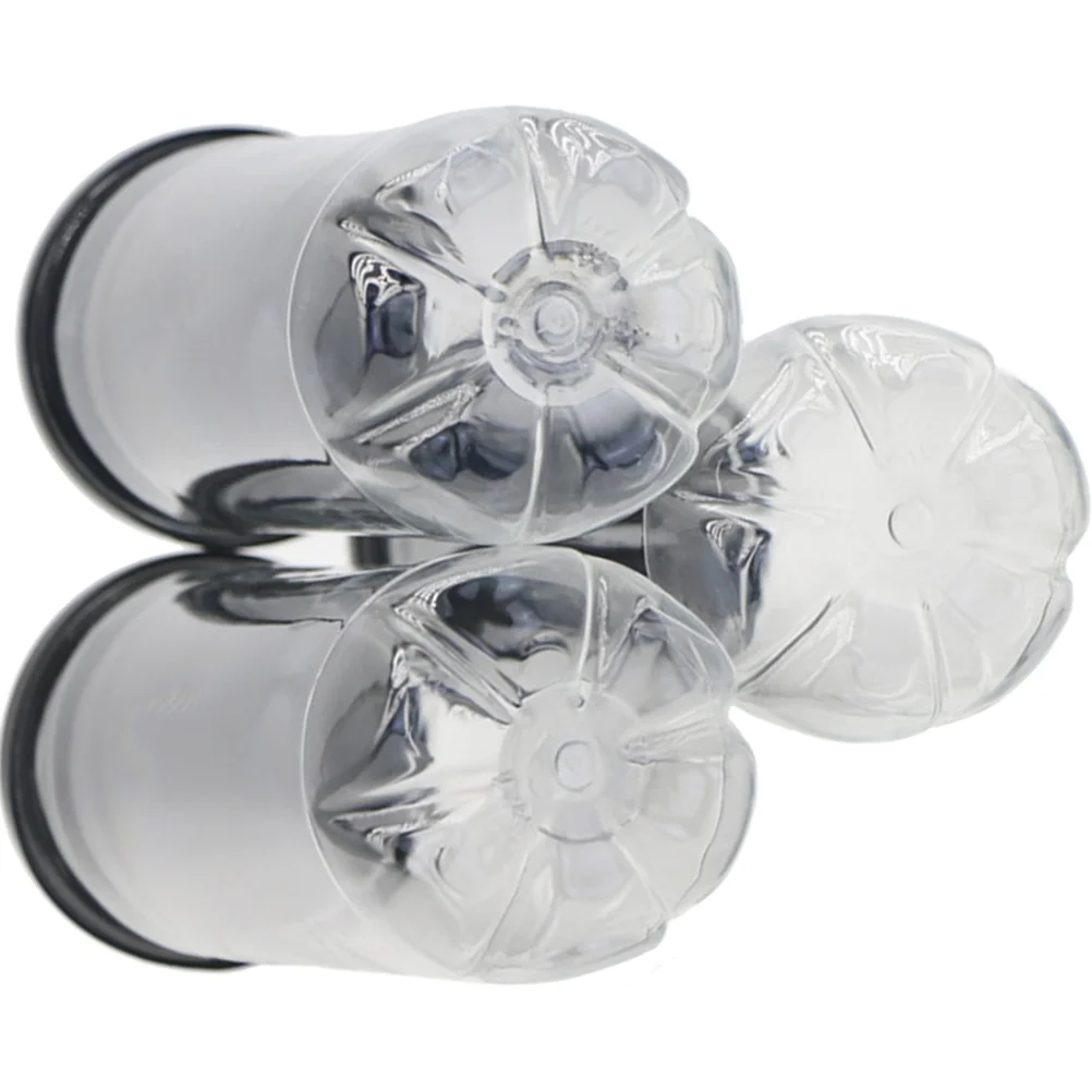 

3 Pcs Tennis Cylinder Exercise Accessories Clear Holder Sports Pvc Plastic Portable Bottle Practical Container