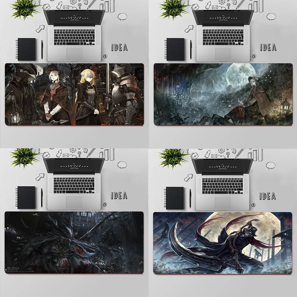 

Bloodborne Gaming Mouse Pad Large Mouse Pad PC Gamer Computer Mouse Mat Big Mousepad XXL Carpet Keyboard Desk Mat Mause Pad