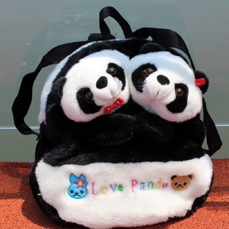 Children Panda Backpack Baby Boy Girl Bags Pupil Cartoon Cute Backpack Outdoor Travel Backpack Gift