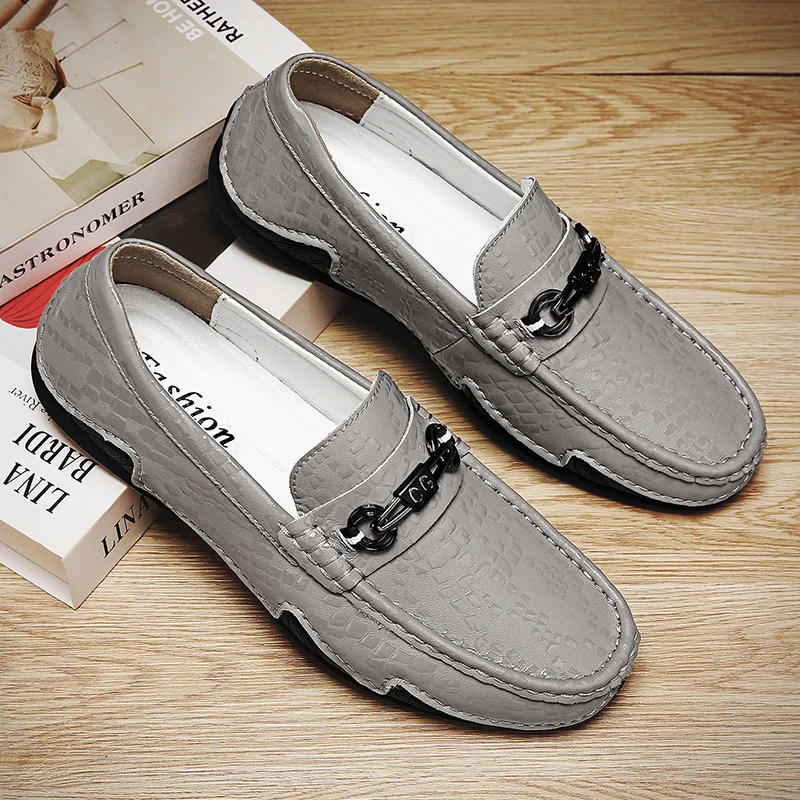 

Мокасины мужские из мягкого спилка, лоферы, деловой стиль, роскошная брендовая удобная повседневная обувь для вождения, из коровьей спилка