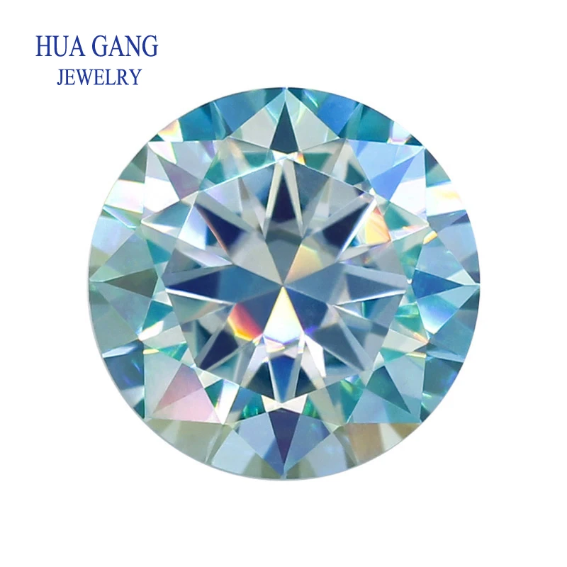 

Яркий бриллиант для ювелирных изделий VVS1, яркая вырезанная бусина голубого цвета, подходит для лабораторных украшений, 1,0ct 2,0ct 3.0ct