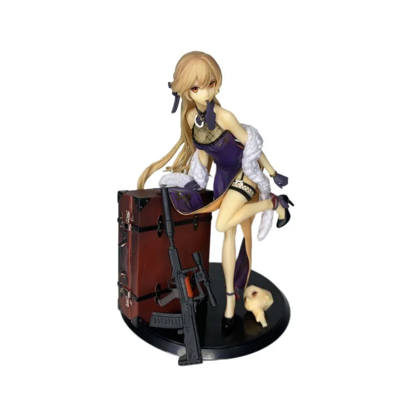 Фото Коллекционная фигурка Girls' Frontline Ots-14 Purple Rain Heart, серия Bishojo, 2D аниме-модель, украшение для ПК/настольный декор, ПВХ кукла, подарок №2