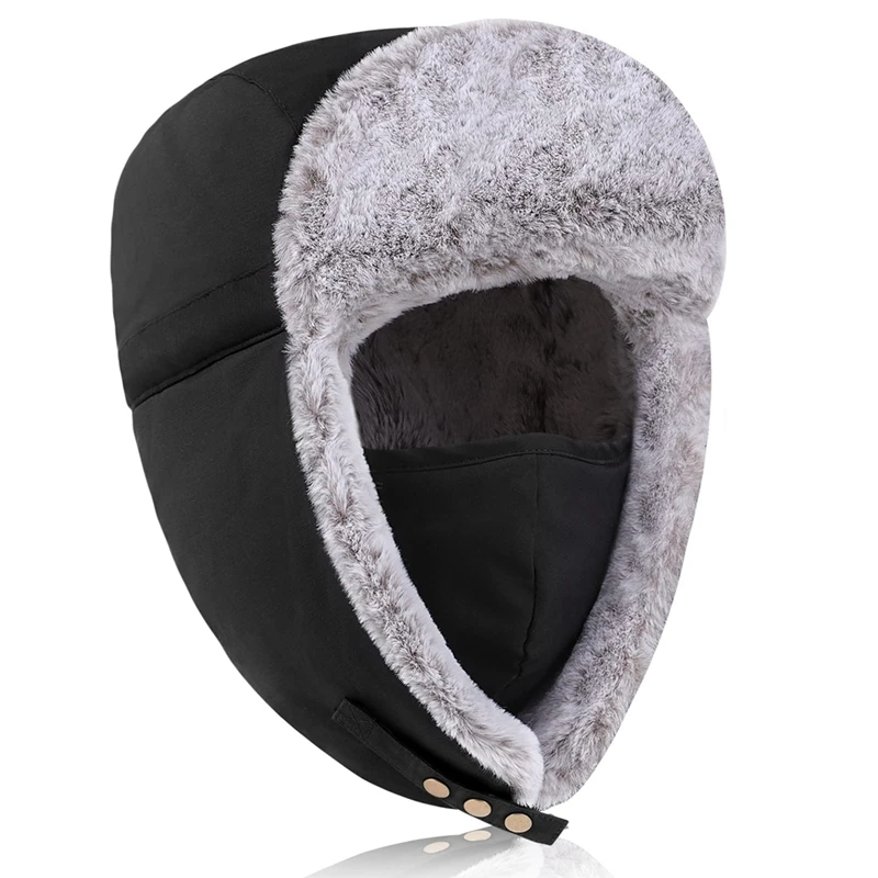 

1 Pcs Ski Cap For Men Women,Russian Riding Warm Cold Trooper Hat For Skiing Hunting