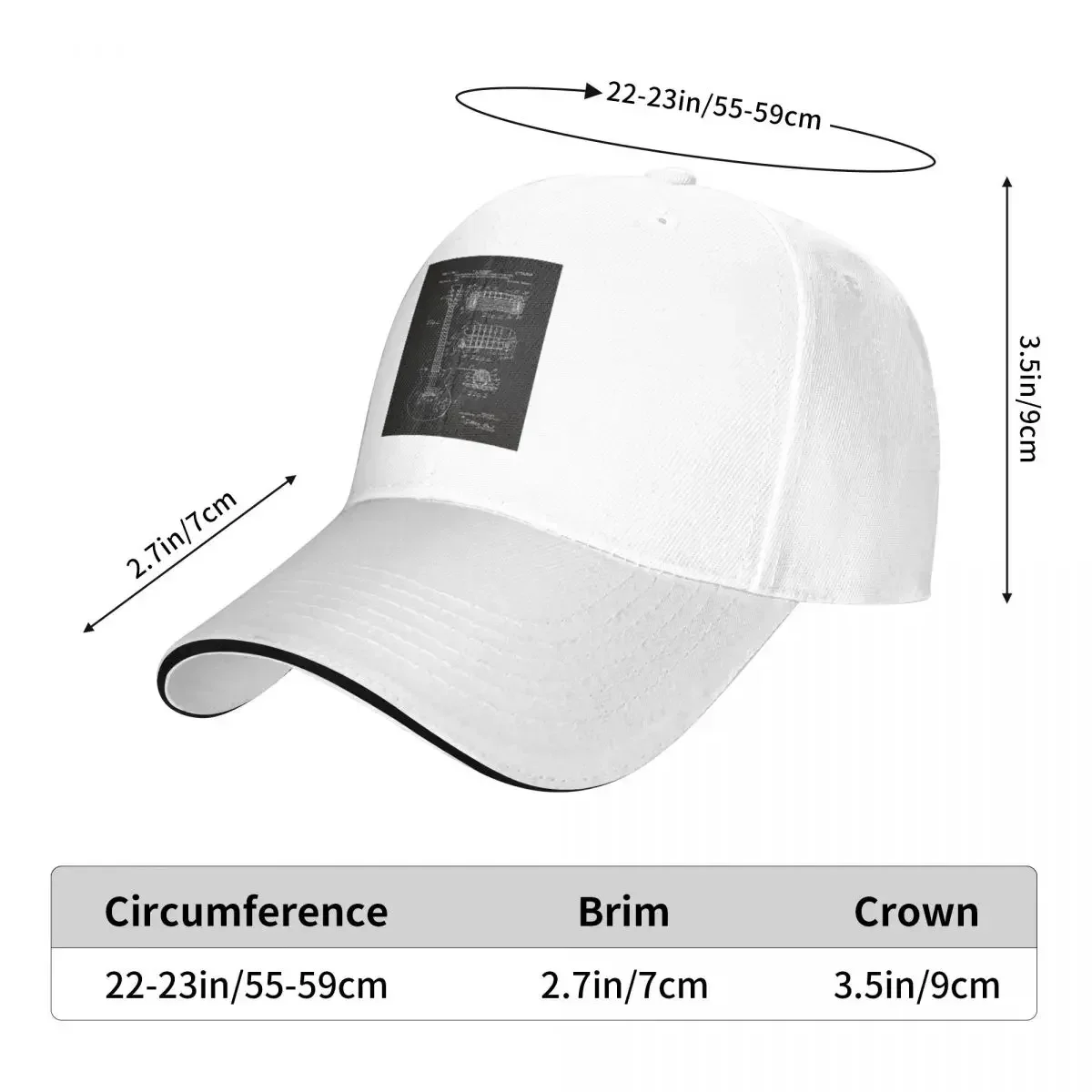 Бас гитара Рок музыка Gibson Les Paul патентные бейсболки унисекс регулируемые