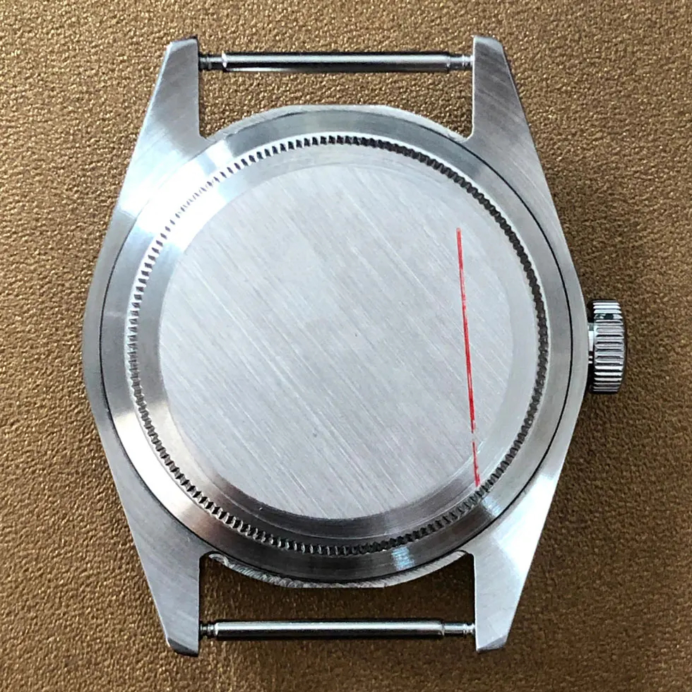 41mm Watch Case Fine Steel Suitable for The Aluminum Ring of Mineral Mirror of NH35 NH36 Automatic Movement