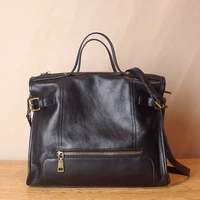 womens leather locomotive bag head leather large capacity soft leather handbag 2022 fashion trend single shoulder messenger bag