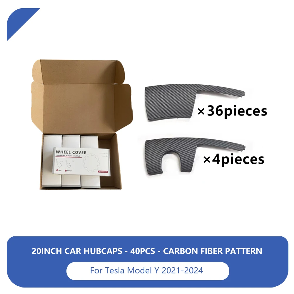 

Для Tesla Model Y 20-дюймовые колеса ABS, защита обода, автомобильный колпак, защита колпака из углеродного волокна, защита от царапин, нашивка на колпак