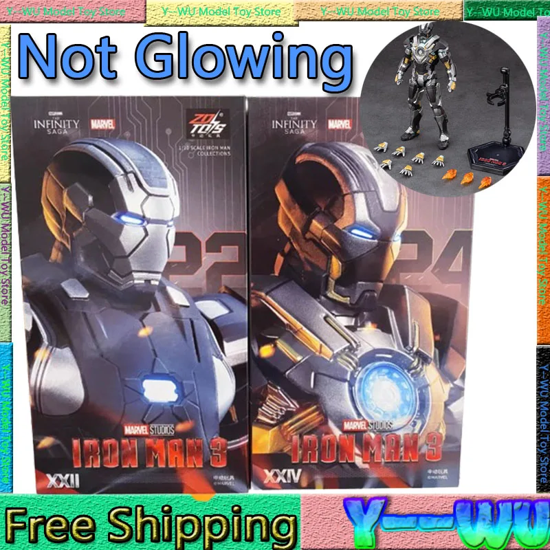 Zd Toys Железный Человек 1/10 Mk24 Mk22 Mk25 Mk41 Mk47 Аниме Фигурка Модель Игрушки Не Светящаяся
