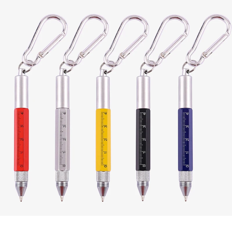 

7 In1 Multifunction Handheld Screwdriver Tool Ballpoint Pen Measure Technical Ruler Screwdriver Touch Screen Stylus Spirit Level