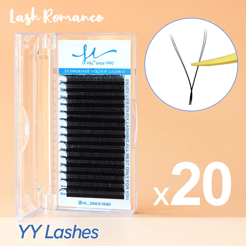 

High Quality False Eyelashes No Scattered Roots 16 Rows YY Lashes 20 Trays Natural Look Eyelashes Extensions