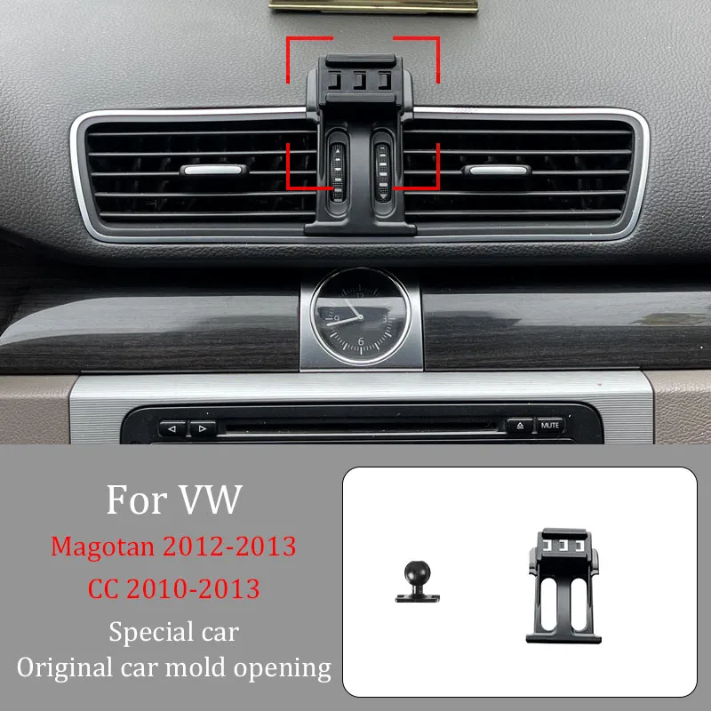 Автомобильный держатель телефона для VW Magotan CC 2010-2013 беспроводное зарядное